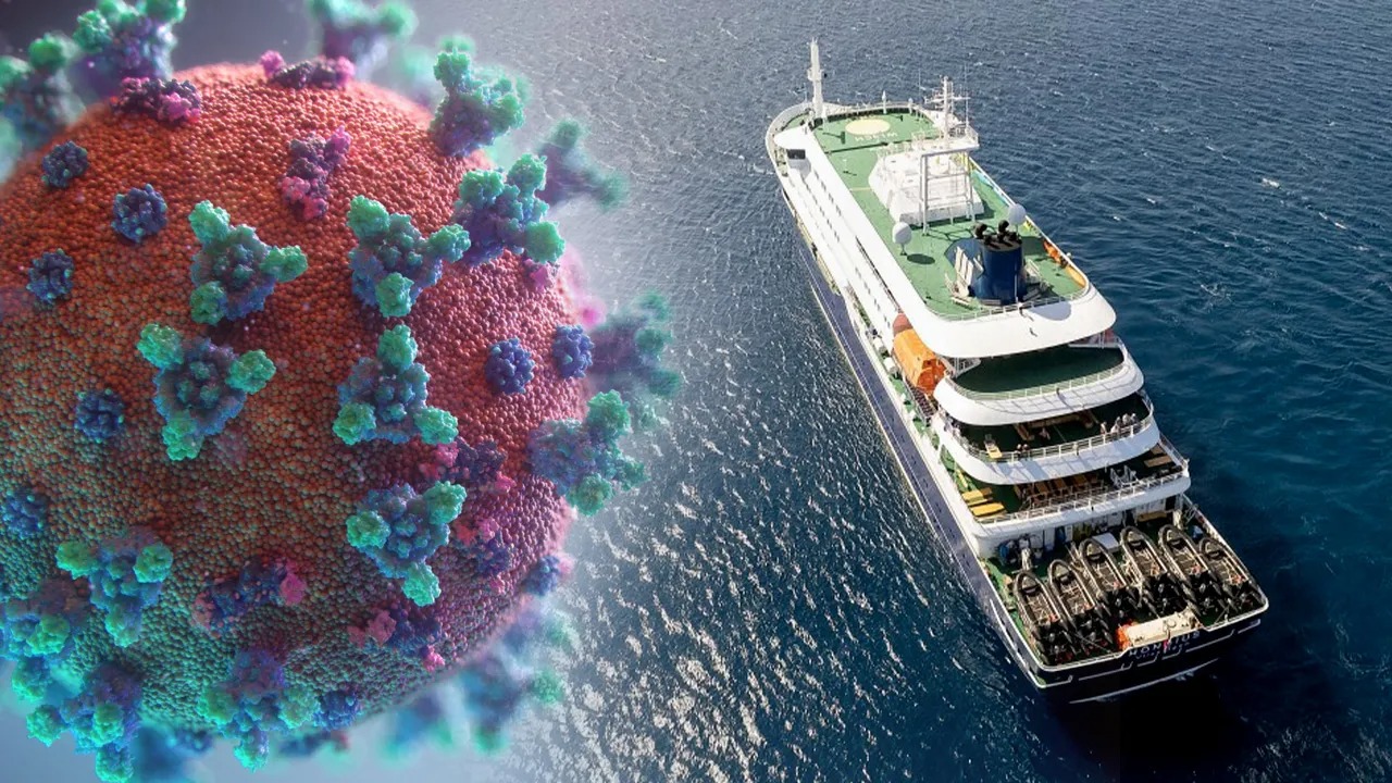 Səyahət gəmisi virus ocağına çevrilib